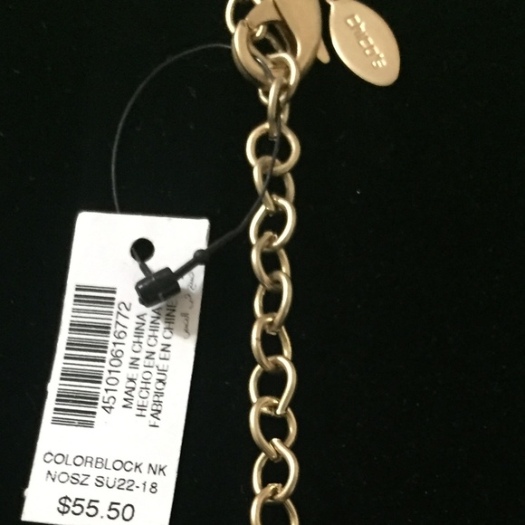 NEW CHICO'S MULTI COLOR MULTI BEADS NECKLACE - Picture 3 of 3